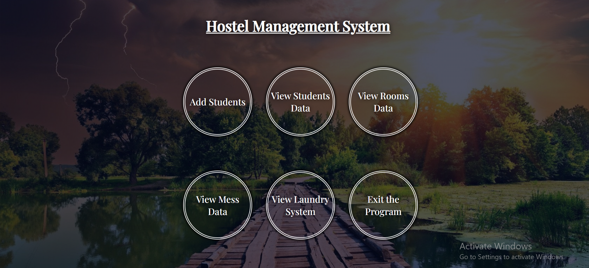 Hostel Management System